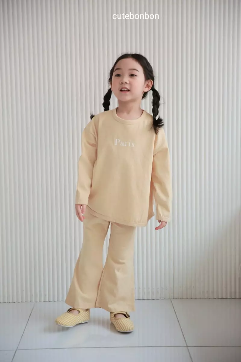 Cutebonbon - Korean Children Fashion - #stylishchildhood - Paris Top Bottom Set - 8