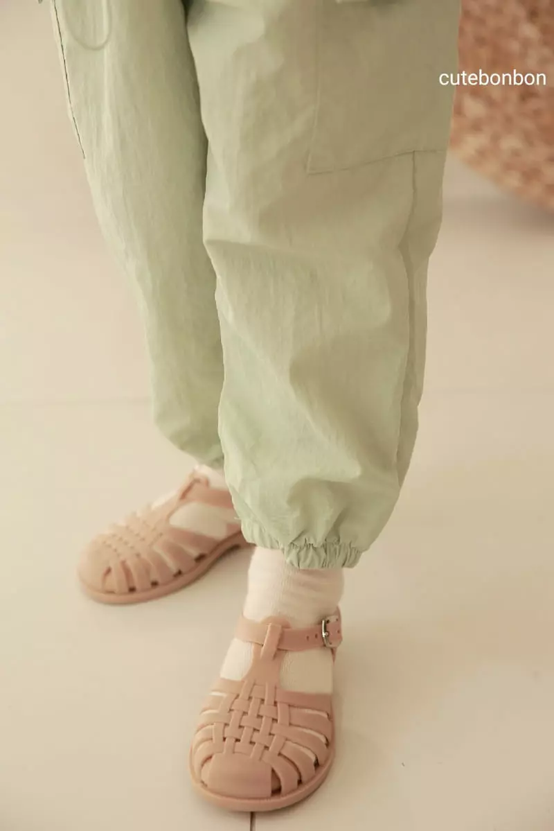 Cutebonbon - Korean Children Fashion - #todddlerfashion - String Anorak Top Bottom Set - 9