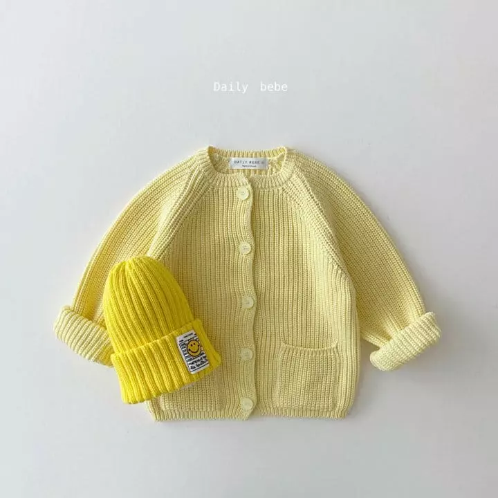 Daily Bebe - Korean Children Fashion - #Kfashion4kids - Macaroon Cardigan - 3
