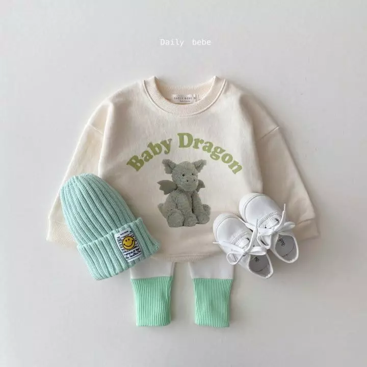 Daily Bebe - Korean Children Fashion - #childofig - Doll Sweatshirt - 8