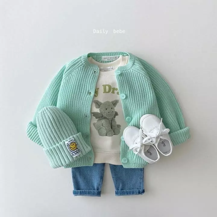 Daily Bebe - Korean Children Fashion - #childofig - Doll Sweatshirt - 9