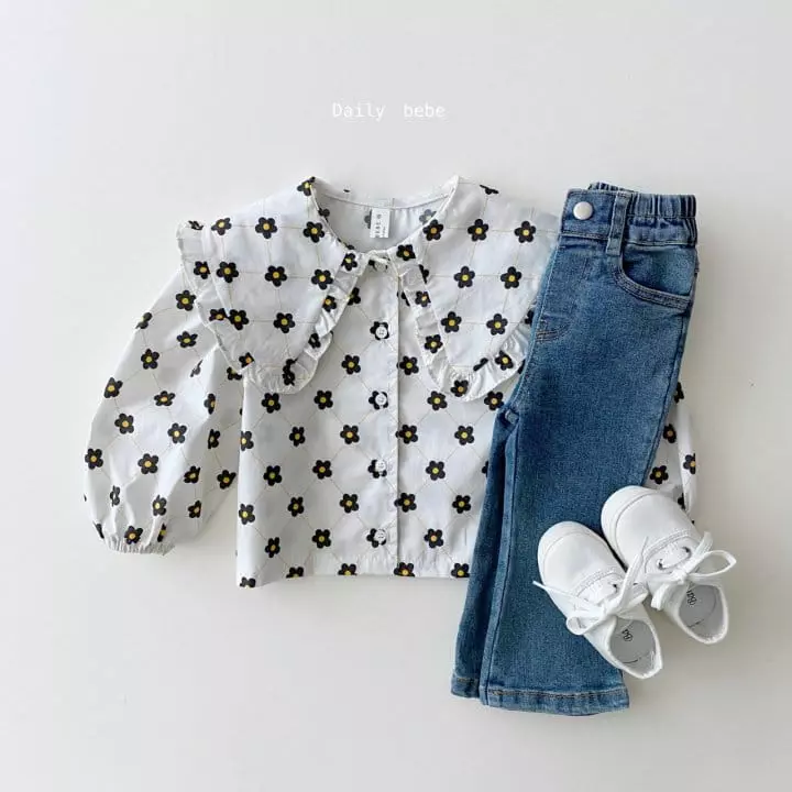 Daily Bebe - Korean Children Fashion - #childrensboutique - Bootscut Jeans - 6