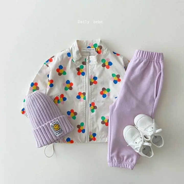 Daily Bebe - Korean Children Fashion - #designkidswear - Spring Pattern Windbreaker - 6