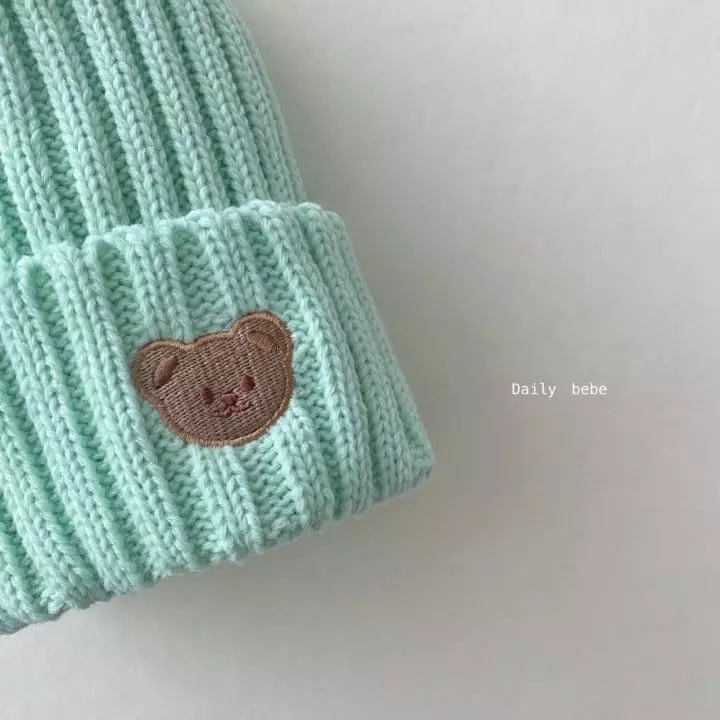 Daily Bebe - Korean Children Fashion - #designkidswear - Bear Beanie - 6