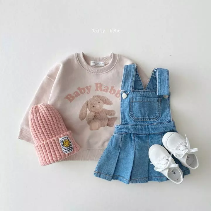 Daily Bebe - Korean Children Fashion - #discoveringself - Dungarees Wrinkle Skirt  - 10
