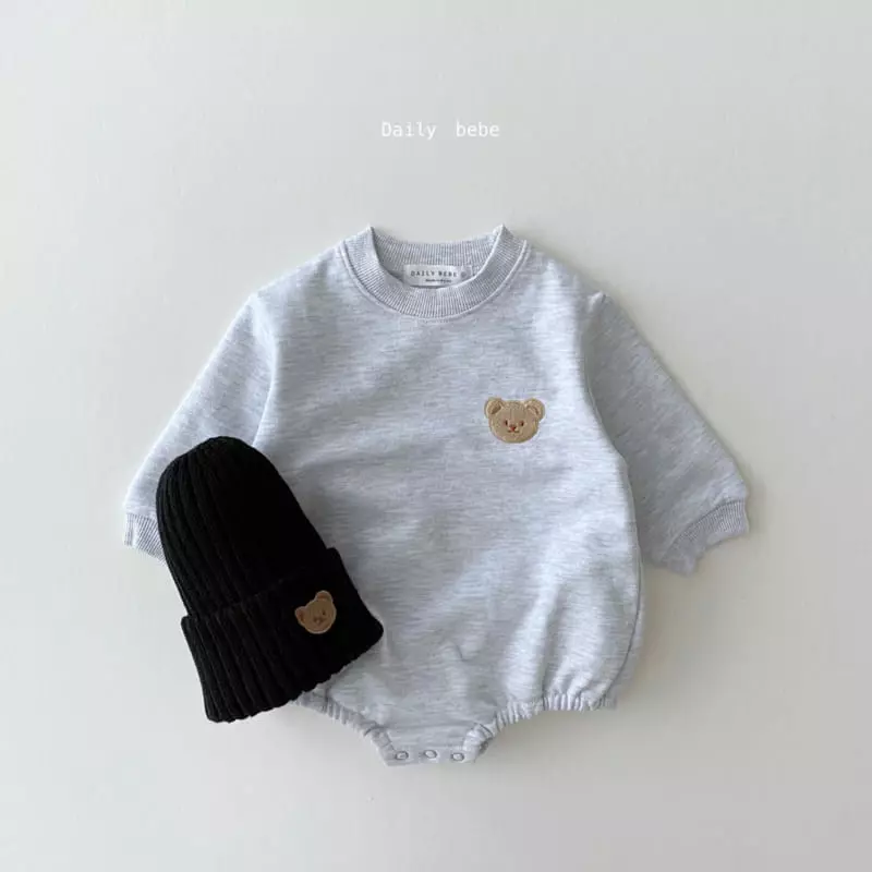 Daily Bebe - Korean Children Fashion - #discoveringself - Bear Baby Bodysuit - 7