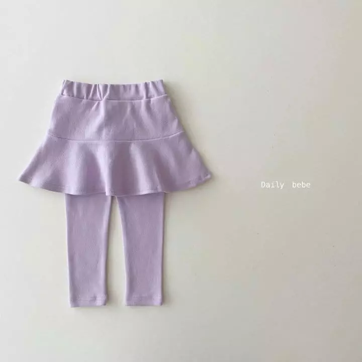 Daily Bebe - Korean Children Fashion - #fashionkids - Spring Skirt Leggings - 3