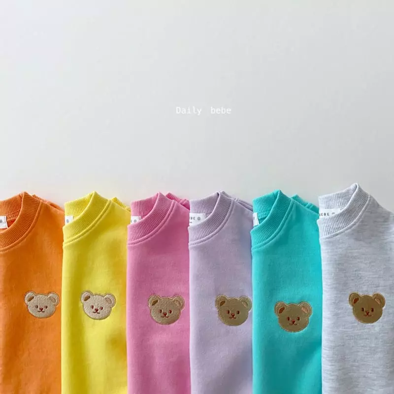 Daily Bebe - Korean Children Fashion - #fashionkids - Bear Baby Bodysuit - 8