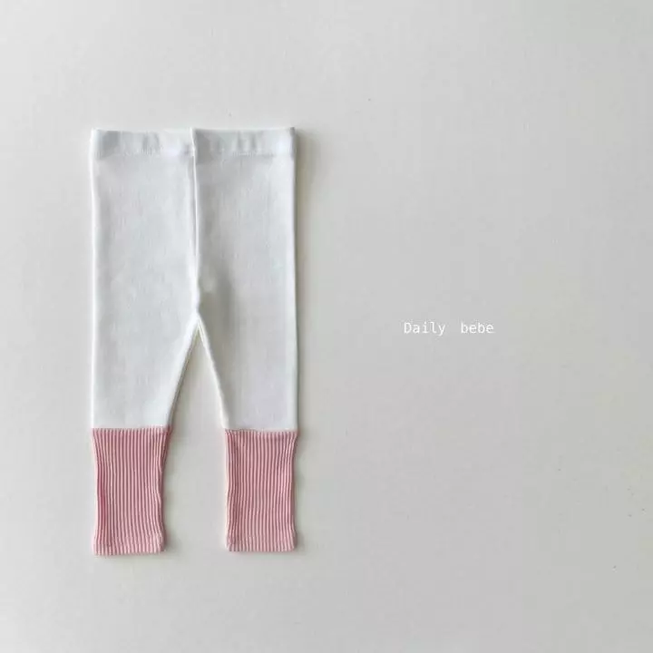 Daily Bebe - Korean Children Fashion - #kidsshorts - Spring Color Leggings - 2