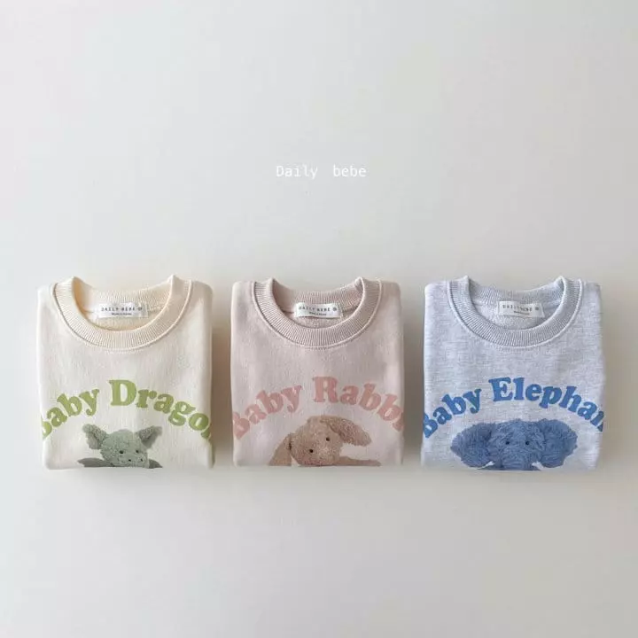 Daily Bebe - Korean Children Fashion - #kidsstore - Doll Sweatshirt