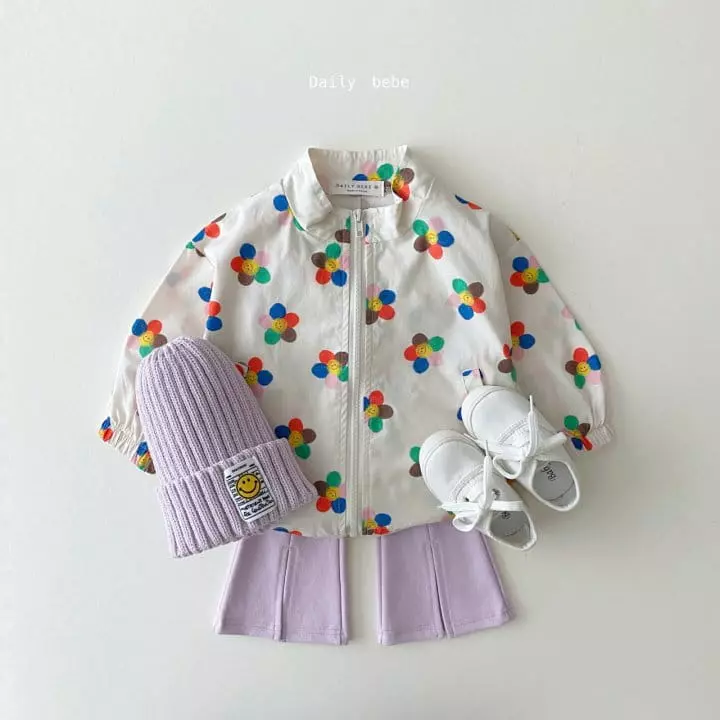 Daily Bebe - Korean Children Fashion - #kidsstore - Spring Pattern Windbreaker - 10