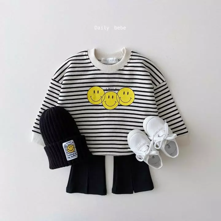 Daily Bebe - Korean Children Fashion - #kidsstore - Spring Slit Bootscut Pants - 9