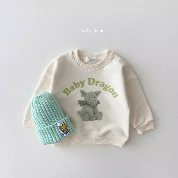 Daily Bebe - Korean Children Fashion - #kidzfashiontrend - Doll Sweatshirt - 2