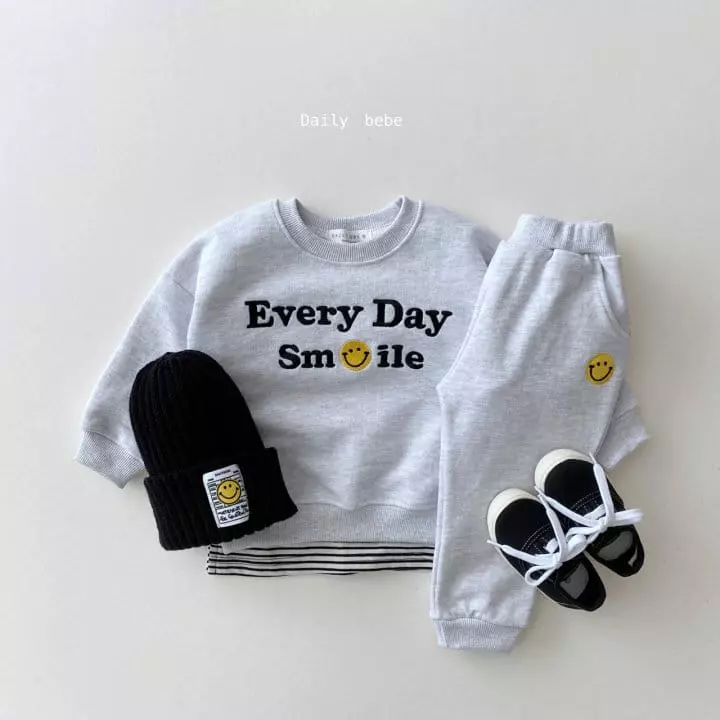 Daily Bebe - Korean Children Fashion - #littlefashionista - Everyday Top Bottom Set - 3