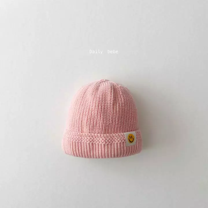 Daily Bebe - Korean Children Fashion - #littlefashionista - Smile Short Beanie