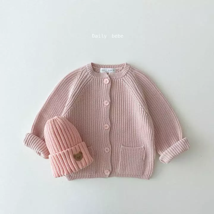 Daily Bebe - Korean Children Fashion - #Kfashion4kids - Macaroon Cardigan - 4