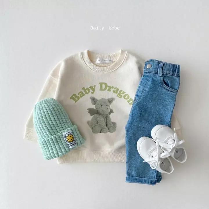Daily Bebe - Korean Children Fashion - #magicofchildhood - Doll Sweatshirt - 5