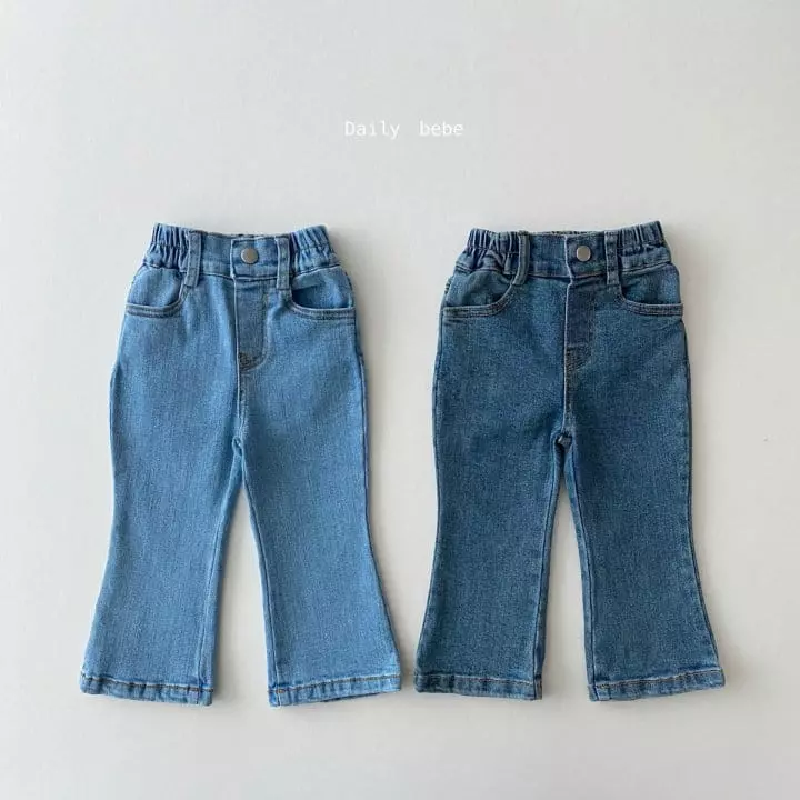 Daily Bebe - Korean Children Fashion - #magicofchildhood - Bootscut Jeans
