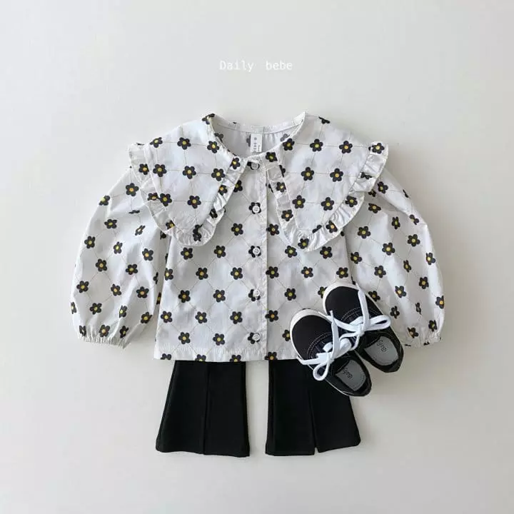 Daily Bebe - Korean Children Fashion - #magicofchildhood - Spring Collar Blouse - 12