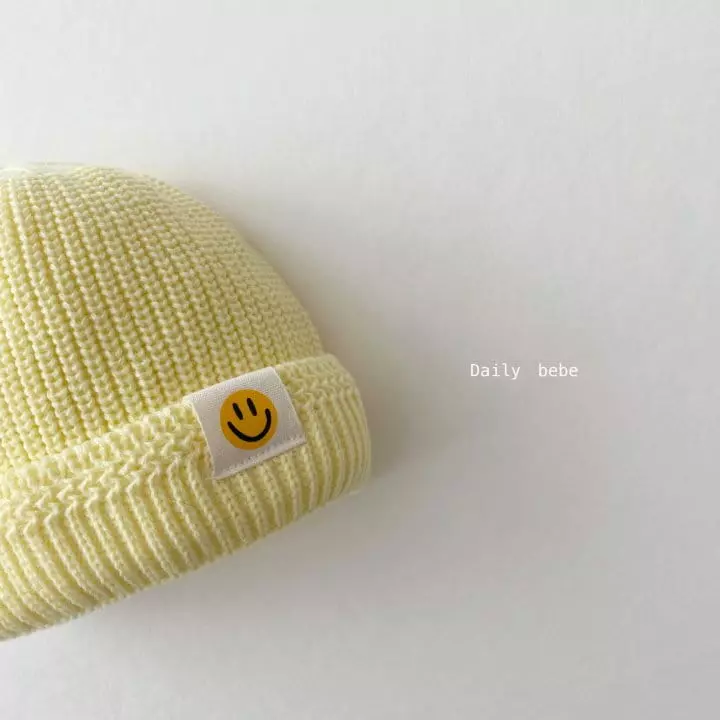 Daily Bebe - Korean Children Fashion - #minifashionista - Smile Short Beanie - 3