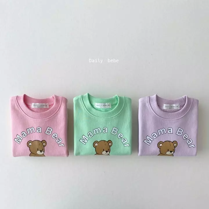 Daily Bebe - Korean Children Fashion - #minifashionista - Mama Bear Sweatshirt