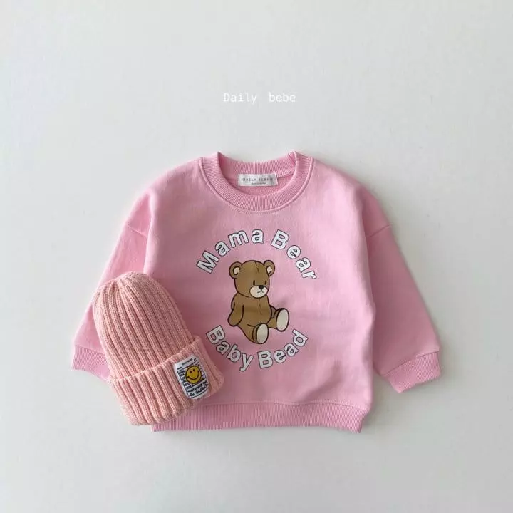 Daily Bebe - Korean Children Fashion - #prettylittlegirls - Mama Bear Sweatshirt - 2
