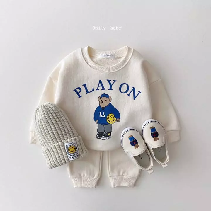 Daily Bebe - Korean Children Fashion - #stylishchildhood - Play One Top Bottom Set