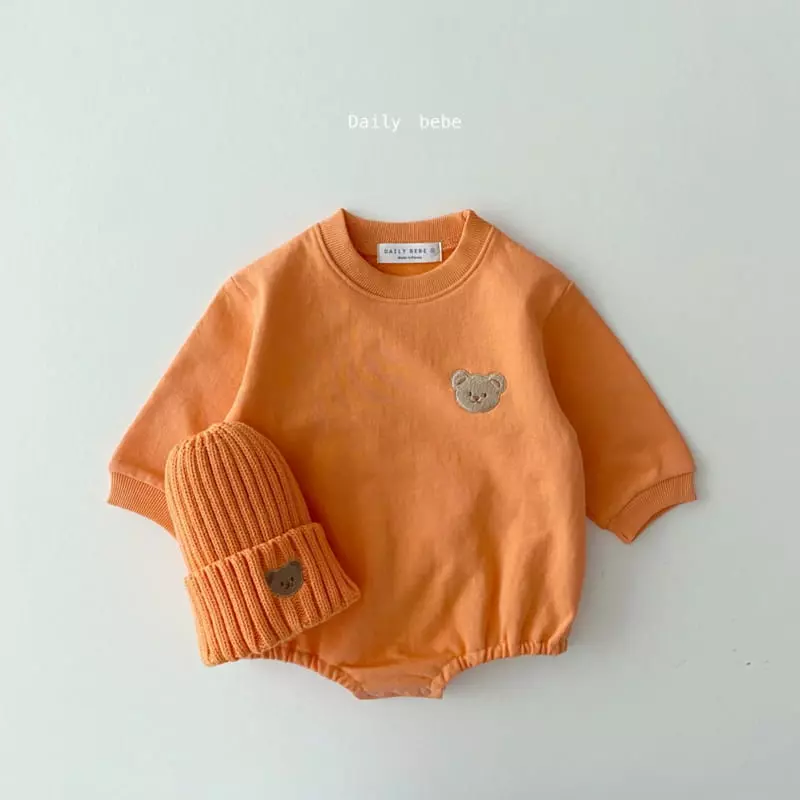Daily Bebe - Korean Children Fashion - #stylishchildhood - Bear Baby Bodysuit - 3