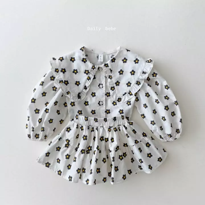 Daily Bebe - Korean Children Fashion - #todddlerfashion - Whole Skirt - 5