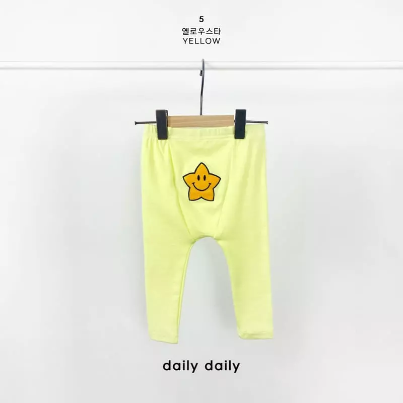Daily Daily - Korean Baby Fashion - #babyboutique - Smile Stamp Bebe Leggings - 6