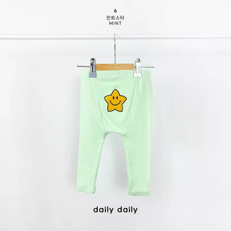 Daily Daily - Korean Baby Fashion - #babyboutiqueclothing - Smile Stamp Bebe Leggings - 7