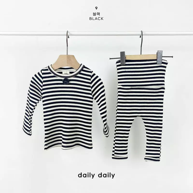 Daily Daily - Korean Baby Fashion - #babyclothing - Bebe Roll Cake Homewear - 10