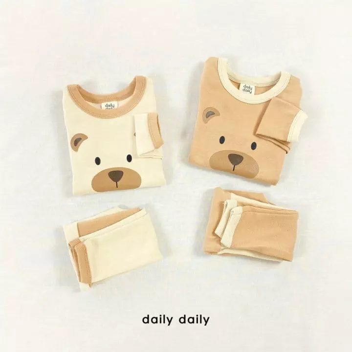 Daily Daily - Korean Baby Fashion - #babyclothing - Bebe Daily Animal Full Homewear - 3
