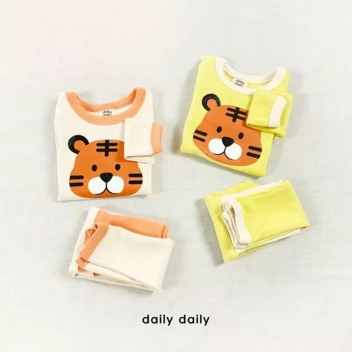 Daily Daily - Korean Baby Fashion - #babyclothing - Bebe Daily Animal Full Homewear - 4