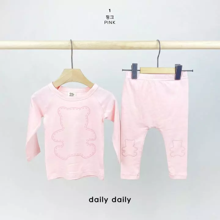 Daily Daily - Korean Baby Fashion - #babyfashion - Bebe Three Bears Homewear - 2