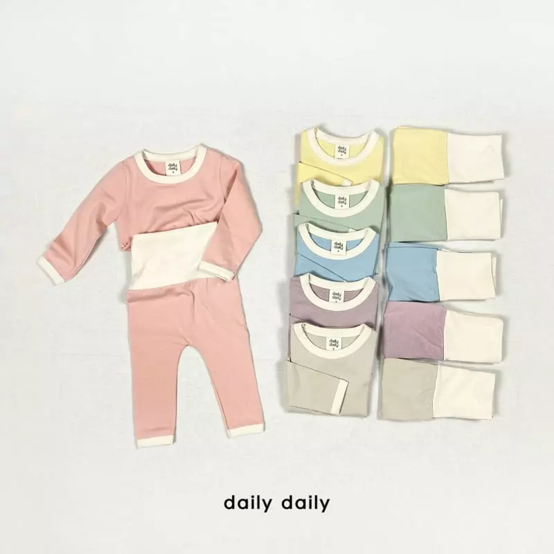 Daily Daily - Korean Baby Fashion - #babyfever - Dang Dang Bebe Flower Garden Modal Homewear - 3