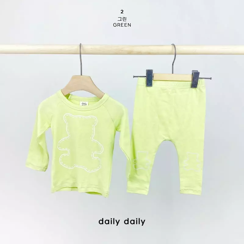 Daily Daily - Korean Baby Fashion - #babyfever - Bebe Three Bears Homewear - 3