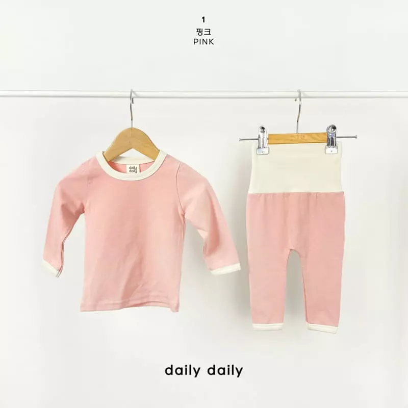 Daily Daily - Korean Baby Fashion - #babyfever - Dang Dang Bebe Flower Garden Modal Homewear - 4