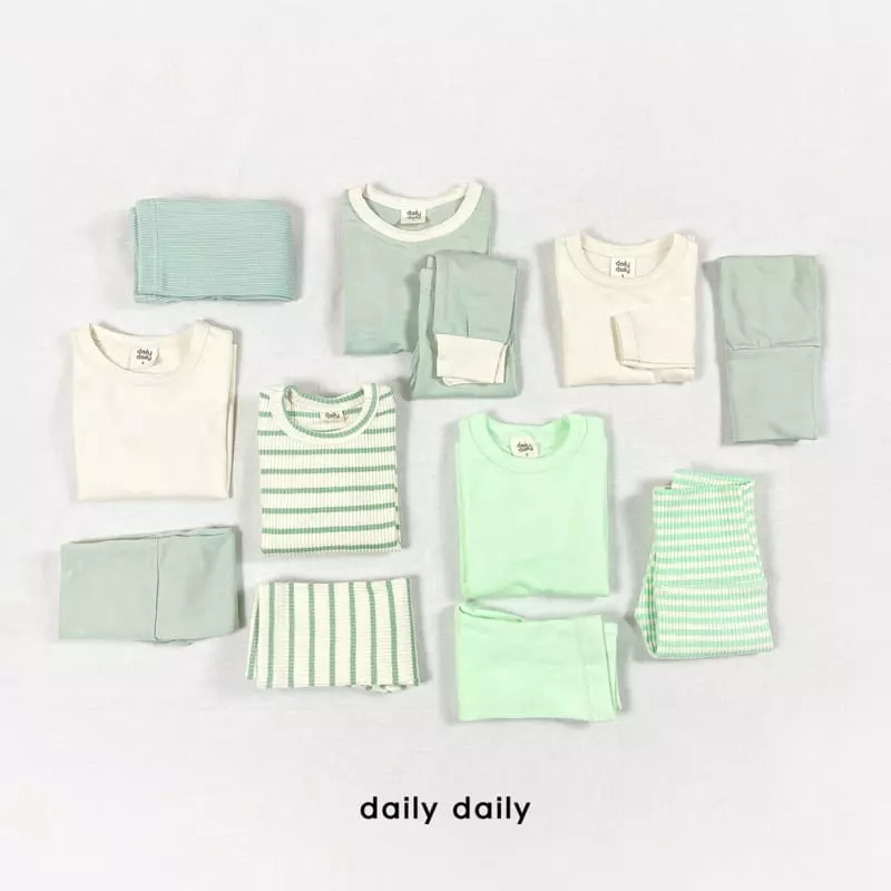 Daily Daily - Korean Baby Fashion - #babygirlfashion - Dang Dang Baby Collar Mix Homewear - 12