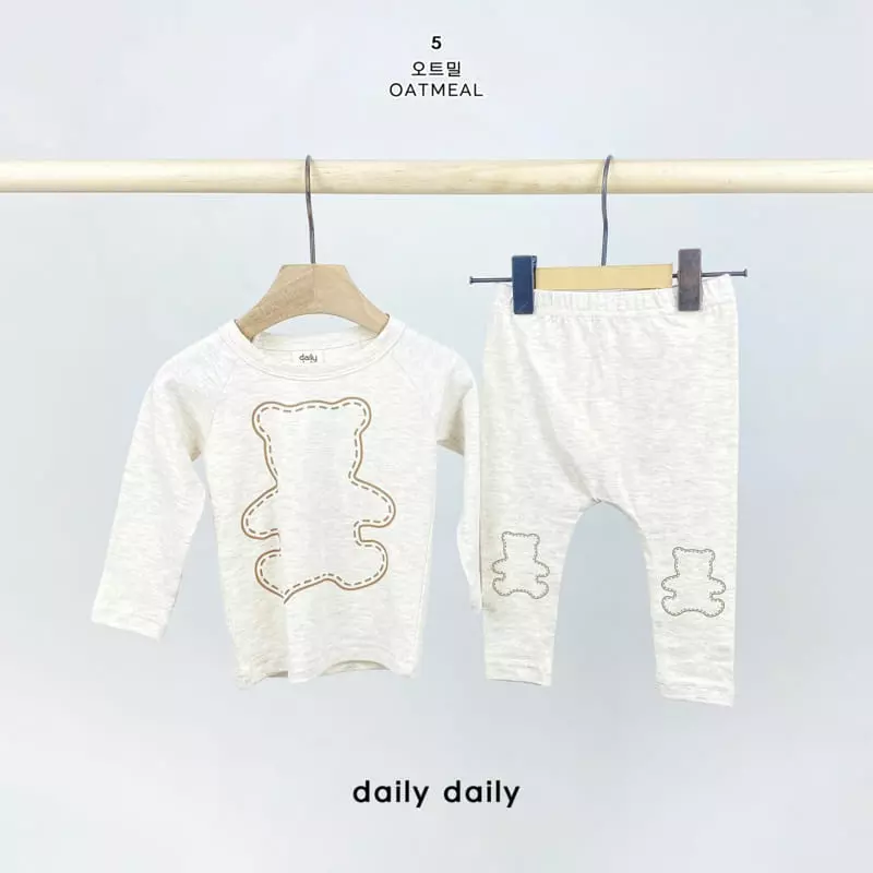 Daily Daily - Korean Baby Fashion - #babyoninstagram - Bebe Three Bears Homewear - 6
