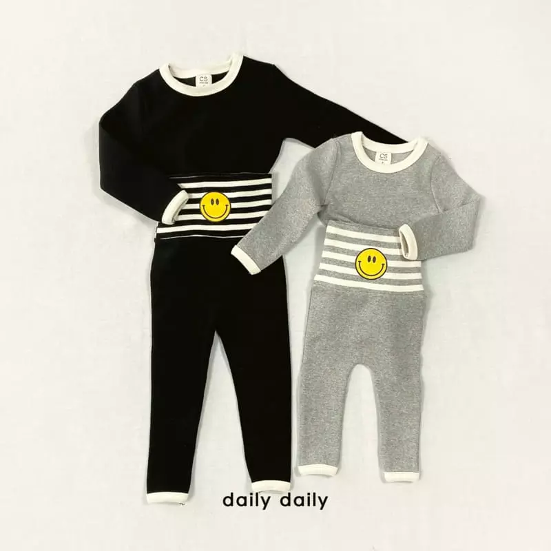 Daily Daily - Korean Baby Fashion - #babyootd - Bebe Smile Champ Homewear - 2