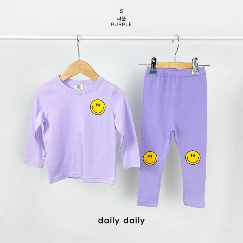 Daily Daily - Korean Baby Fashion - #babyoutfit - Bebe Dang Dang Smile Full Day Homewear - 7