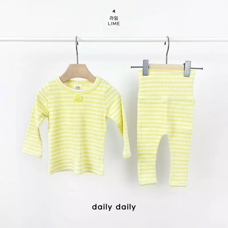 Daily Daily - Korean Baby Fashion - #onlinebabyboutique - Bebe Roll Cake Homewear - 5