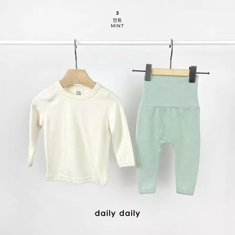 Daily Daily - Korean Baby Fashion - #babywear - Dang Dang Baby Collar Mix Homewear - 4