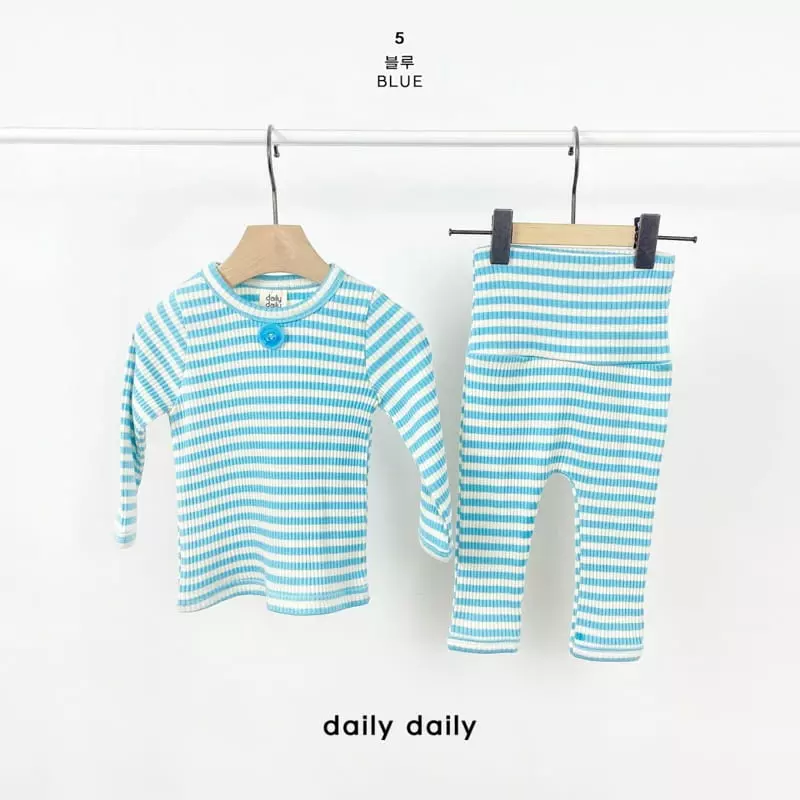 Daily Daily - Korean Baby Fashion - #onlinebabyshop - Bebe Roll Cake Homewear - 6