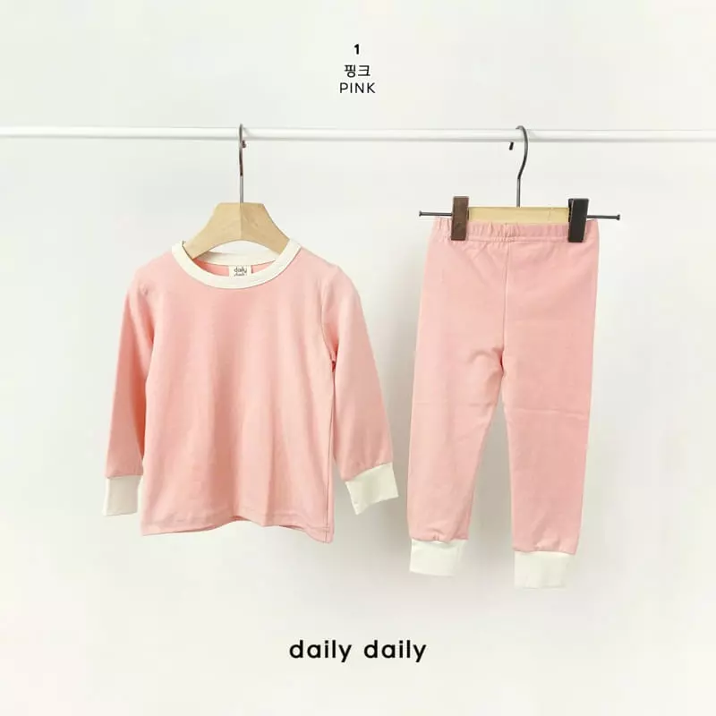Daily Daily - Korean Children Fashion - #childofig - Dang Dang Flower Garden Modal Homewear - 9