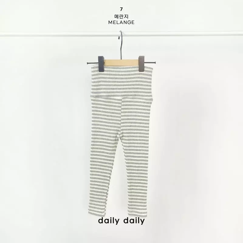 Daily Daily - Korean Children Fashion - #childofig - Dang Dang Rainbow Leggings - 8