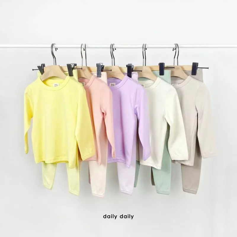 Daily Daily - Korean Children Fashion - #childofig - Dang Dang Kid Collar Mix Homewear - 10