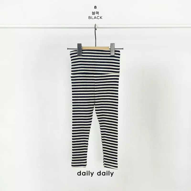 Daily Daily - Korean Children Fashion - #childrensboutique - Dang Dang Rainbow Leggings - 9