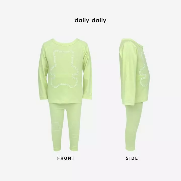 Daily Daily - Korean Children Fashion - #designkidswear - Kids Three Bear Homewear